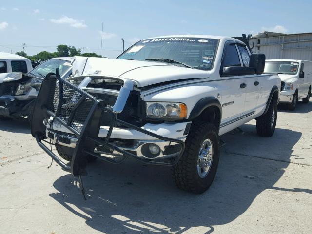 3D7KS28C95G709029 - 2005 DODGE RAM 2500 S WHITE photo 2