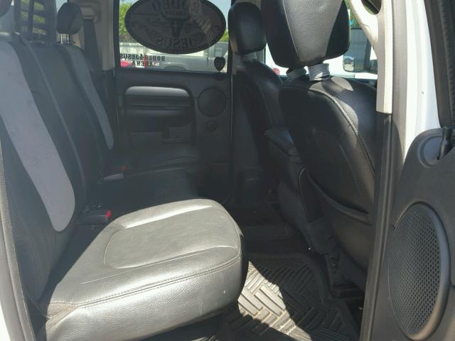 3D7KS28C95G709029 - 2005 DODGE RAM 2500 S WHITE photo 6