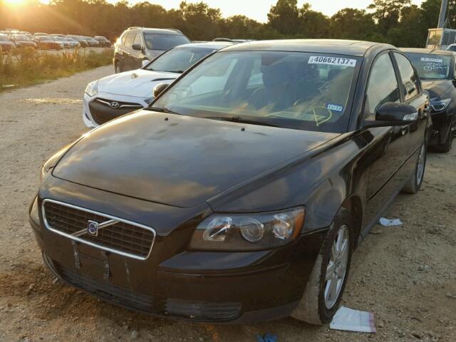 YV1MS382572302217 - 2007 VOLVO S40 BLACK photo 2