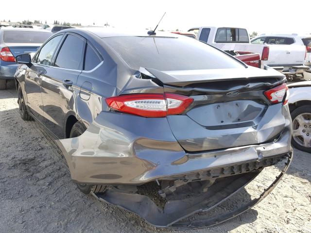 3FA6P0HD4GR196084 - 2016 FORD FUSION SE ნაცრისფერი ფოტო 3