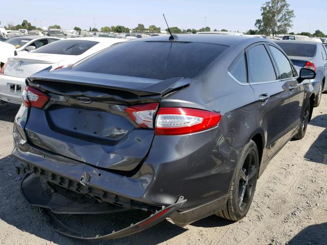 3FA6P0HD4GR196084 - 2016 FORD FUSION SE ნაცრისფერი ფოტო 4