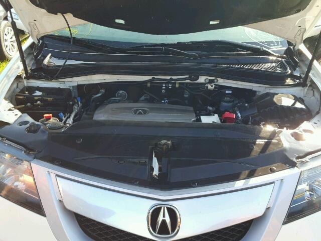 2HNYD2H64AH532533 - 2010 ACURA MDX WHITE photo 7