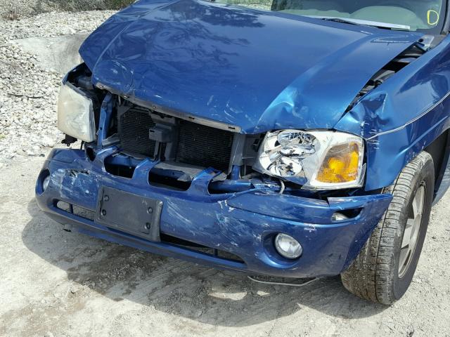 1GKDS13S152243511 - 2005 GMC ENVOY BLUE photo 9