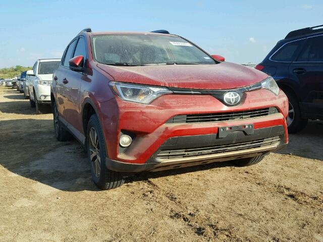 JTMWFREV1HJ108814 - 2017 TOYOTA RAV4 RED photo 1