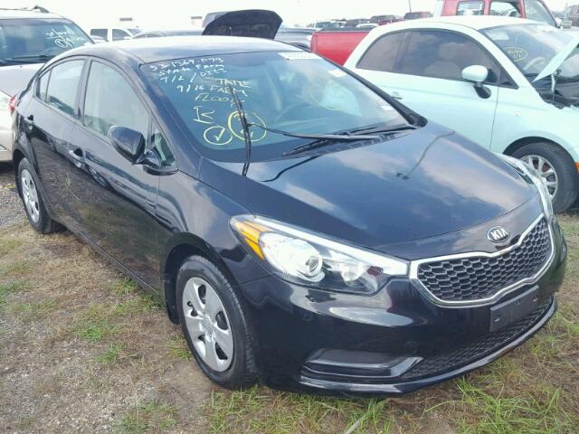 KNAFX4A61F5411593 - 2015 KIA FORTE LX BLACK photo 1