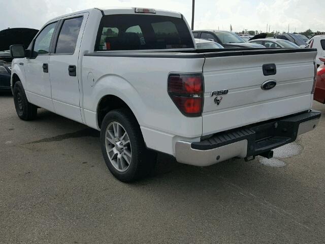 1FTPW12V89FA54037 - 2009 FORD F150 SUPER WHITE photo 3