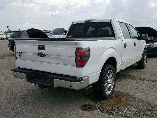 1FTPW12V89FA54037 - 2009 FORD F150 SUPER WHITE photo 4