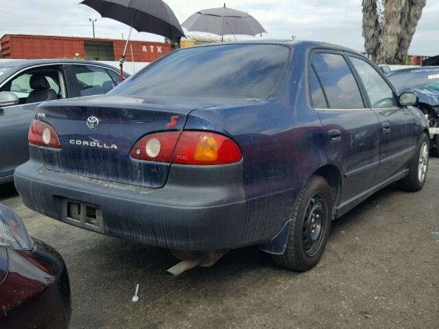 2T1BR12E32C566577 - 2002 TOYOTA COROLLA CE BLUE photo 4