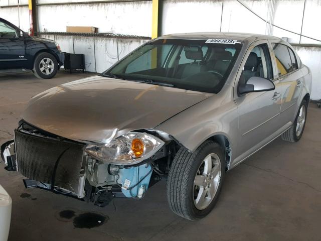 1G1AF5F56A7185997 - 2010 CHEVROLET COBALT 2LT SILVER photo 2