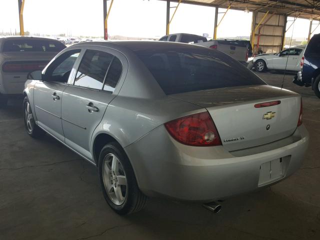 1G1AF5F56A7185997 - 2010 CHEVROLET COBALT 2LT SILVER photo 3