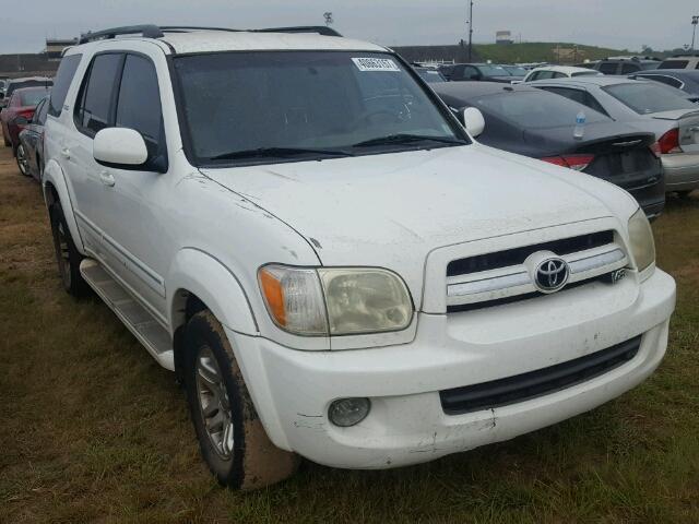 5TDZT34A66S264798 - 2006 TOYOTA SEQUOIA WHITE photo 1