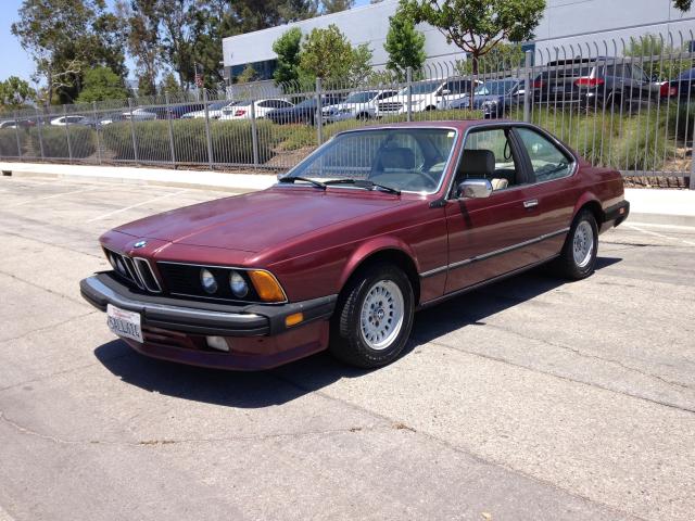 WBAEB7403D6726471 - 1983 BMW 633 CSI BURGUNDY photo 1