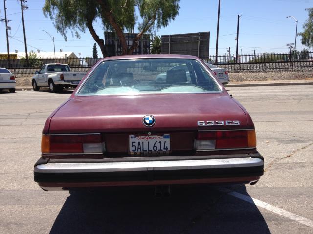 WBAEB7403D6726471 - 1983 BMW 633 CSI BURGUNDY photo 5