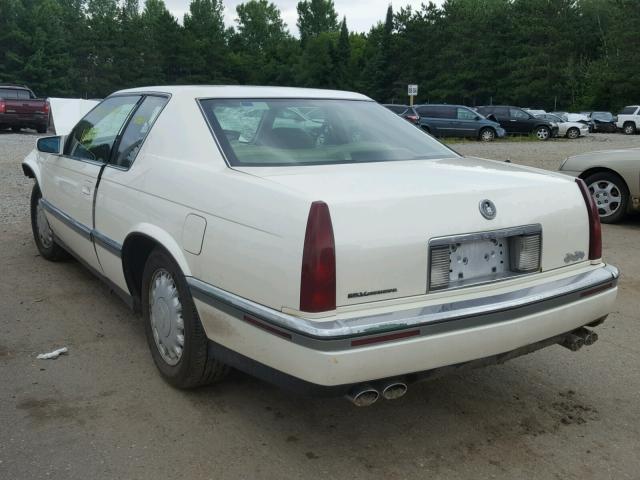 1G6EL1290PU618875 - 1993 CADILLAC ELDORADO T WHITE photo 3