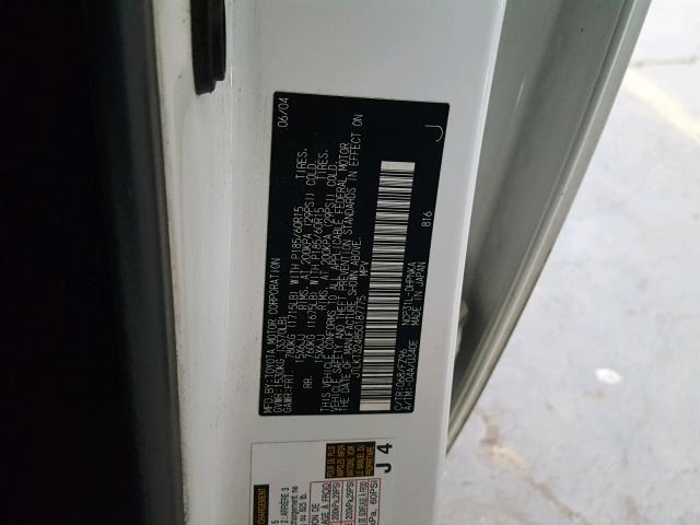 JTLKT324850187775 - 2005 TOYOTA SCION XB Ağ foto 10