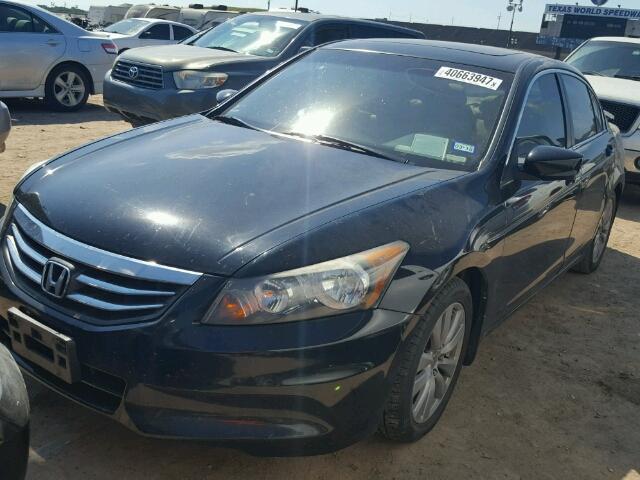 1HGCP2F87BA013263 - 2011 HONDA ACCORD EXL BLACK photo 2