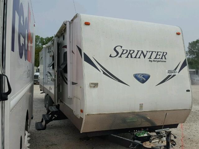 4YDT32326C1530627 - 2011 KEYSTONE SPRINTER WHITE photo 1