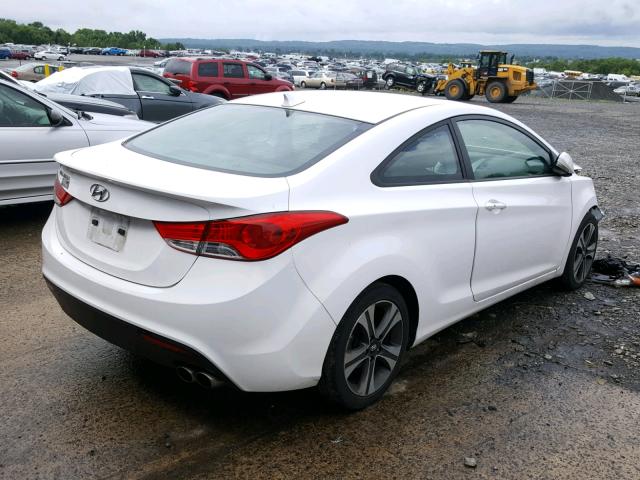 KMHDH6AE9DU015341 - 2013 HYUNDAI ELANTRA CO WHITE photo 4