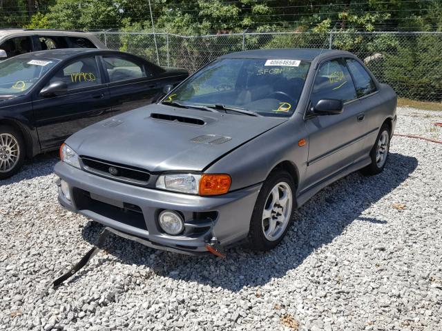 JF1GM2258TG411462 - 1996 SUBARU IMPREZA BR GRAY photo 2