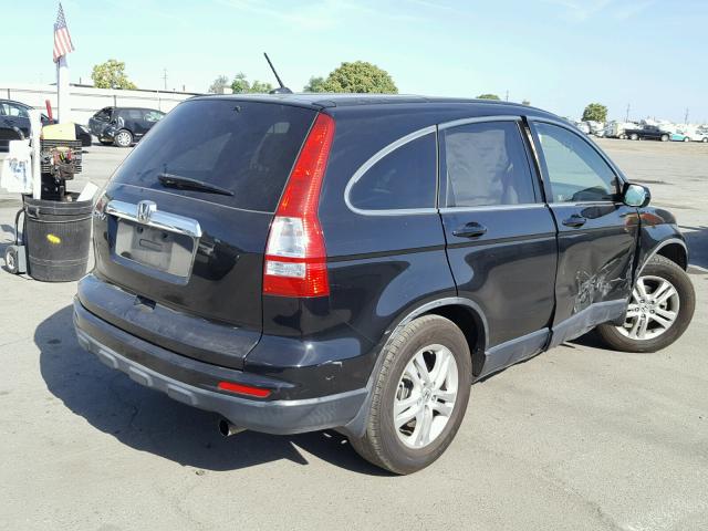 JHLRE3H78BC014048 - 2011 HONDA CR-V EXL BLACK photo 4