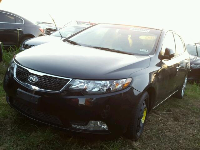 KNAFW5A33D5675104 - 2013 KIA FORTE BLACK photo 2