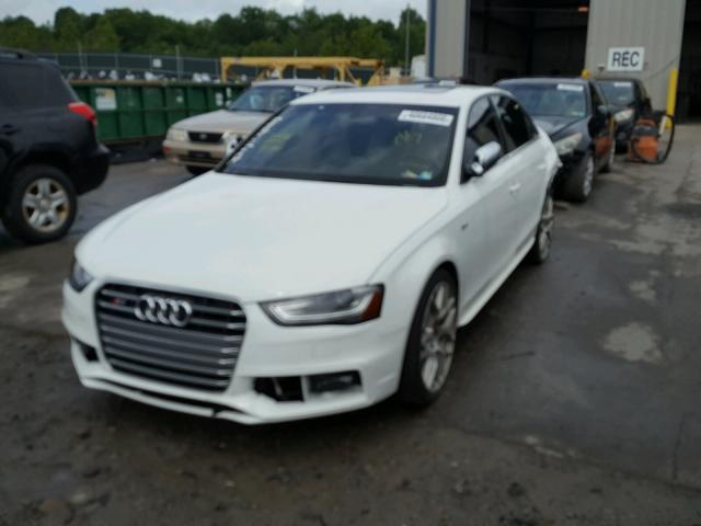 WAUDGAFL8GA004562 - 2016 AUDI S4 PREMIUM WHITE photo 2