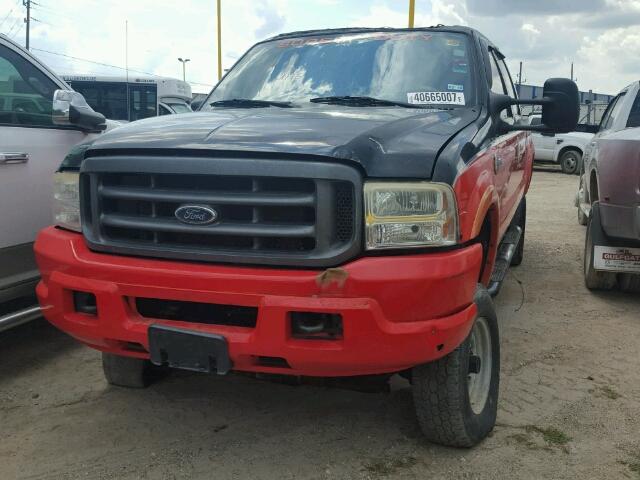 1FTNW21PX4EC09766 - 2004 FORD F250 SUPER ORANGE photo 2