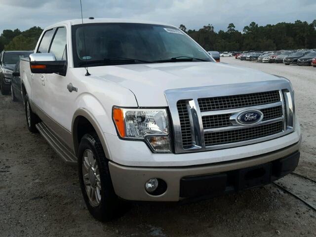 1FTFW1CV8AKC20417 - 2010 FORD F150 SUPER WHITE photo 1