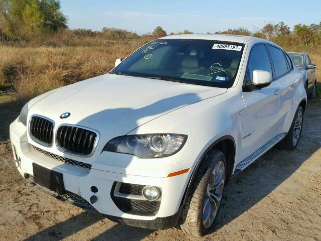 5UXFG2C55E0H11131 - 2014 BMW X6 WHITE photo 2