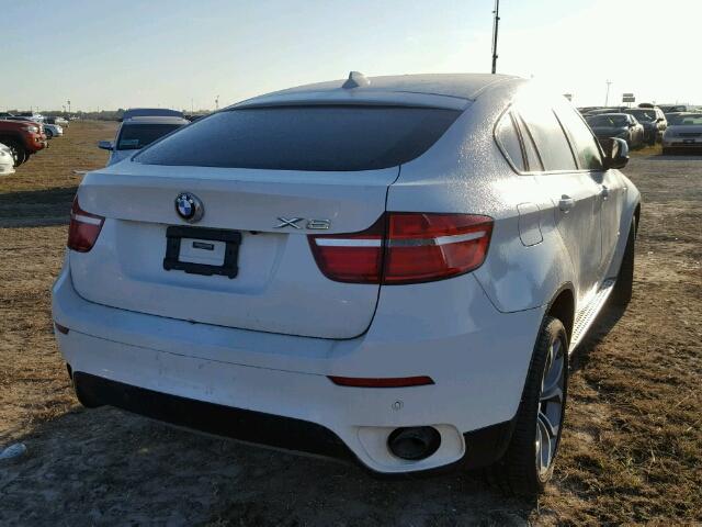 5UXFG2C55E0H11131 - 2014 BMW X6 WHITE photo 4