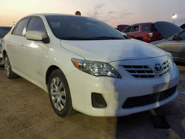 5YFBU4EE2DP224889 - 2013 TOYOTA COROLLA WHITE photo 1