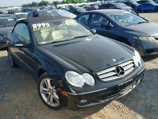 WDBTK56F98F246682 - 2008 MERCEDES-BENZ CLK 350 BLACK photo 1