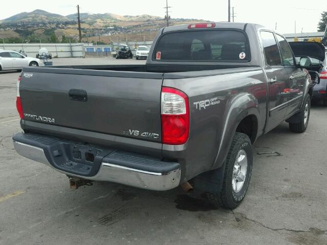 5TBDT44106S519471 - 2006 TOYOTA TUNDRA GRAY photo 4