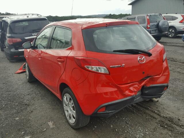 JM1DE1KY0E0183208 - 2014 MAZDA MAZDA2 SPO 红色 照片 3