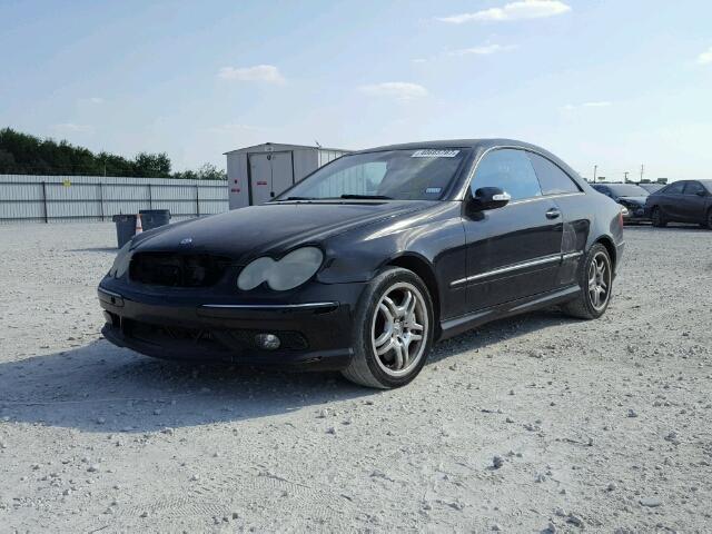 WDBTJ76H94F088175 - 2004 MERCEDES-BENZ CLK BLACK photo 2