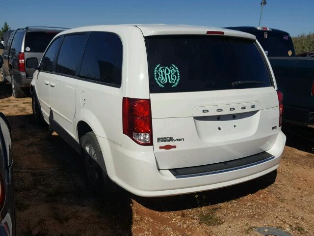 2D4RN4DG0BR788894 - 2011 DODGE GRAND CARA WHITE photo 3