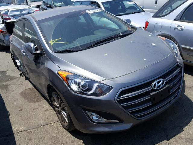 KMHD35LH5GU323448 - 2016 HYUNDAI ELANTRA GT GRAY photo 1