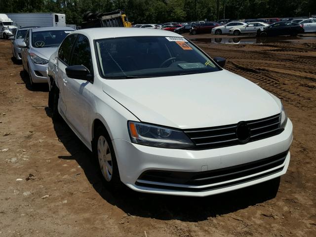 3VW2K7AJ5FM266734 - 2015 VOLKSWAGEN JETTA BASE 白色 照片 1