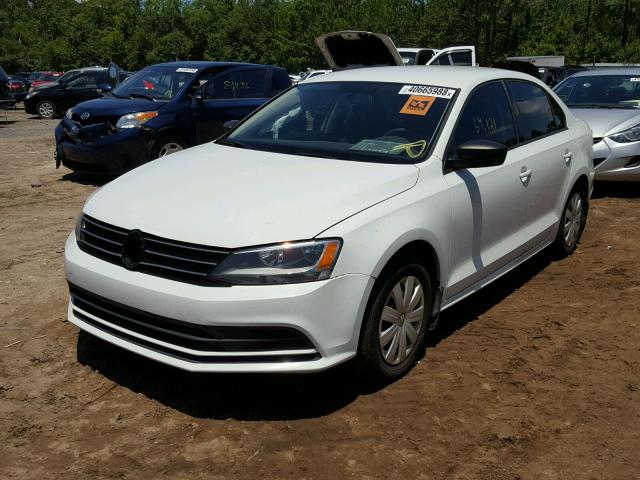 3VW2K7AJ5FM266734 - 2015 VOLKSWAGEN JETTA BASE 白色 照片 2