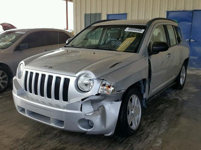 1J4NT4FB5AD553700 - 2010 JEEP COMPASS SP SILVER photo 2