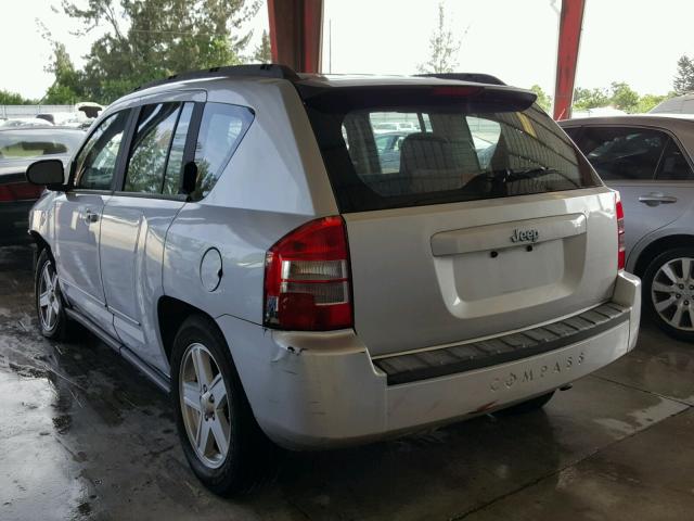 1J4NT4FB5AD553700 - 2010 JEEP COMPASS SP SILVER photo 3