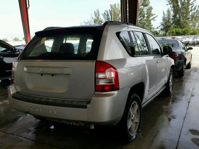 1J4NT4FB5AD553700 - 2010 JEEP COMPASS SP SILVER photo 4