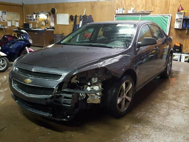 1G1ZC5E14BF197308 - 2011 CHEVROLET MALIBU 1LT GRAY photo 2