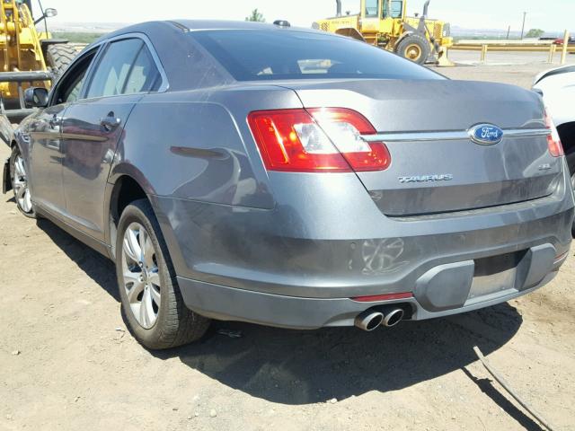 1FAHP2EW7BG183730 - 2011 FORD TAURUS SEL GRAY photo 3