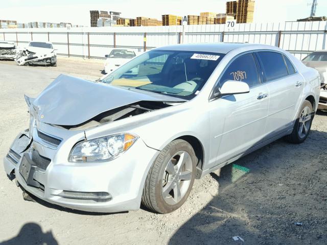 1G1ZC5E02CF246000 - 2012 CHEVROLET MALIBU 1LT SILVER photo 2