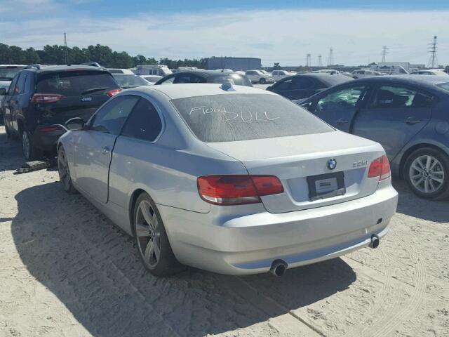 WBAWB73518P043847 - 2008 BMW 335 I SILVER photo 3