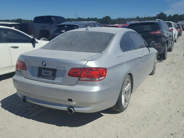 WBAWB73518P043847 - 2008 BMW 335 I SILVER photo 4