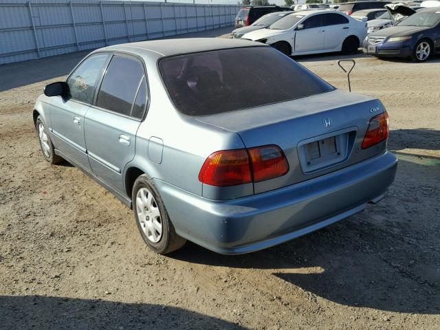 2HGEJ6617YH604630 - 2000 HONDA CIVIC BASE BLUE photo 3