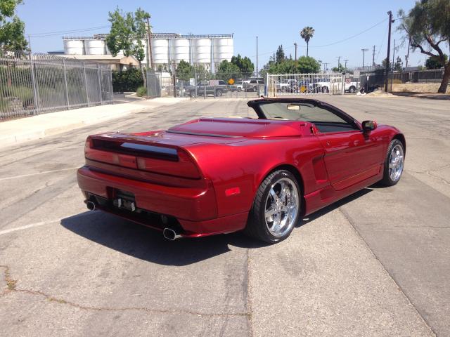 JH4NA1268MT003161 - 1991 ACURA NSX RED photo 4