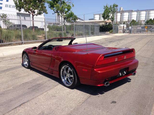 JH4NA1268MT003161 - 1991 ACURA NSX RED photo 5